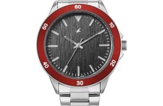 Fastrack Stunners X Quartz Analog with Black Dial Steel Stainless Steel Strap Watch for Men – 38160KM01