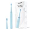 beatXP Vista Sonic Electric Toothbrush for Adults with 2 Brush Heads & 5 Cleaning Modes | Rechargeable Electric Toothbrush | 30000 strokes/min with Long Battery Life (Blue)