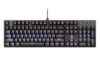TAG Gamerz Illume 2.0 Mechanical Gaming Keyboard – 25 Anti-Ghosting Keys, Double Injection Keycaps, Rainbow RGB LED, 16 Lighting Modes, 50 Million Keystrokes, Windows Lock Key, for PC Desktop Gamers