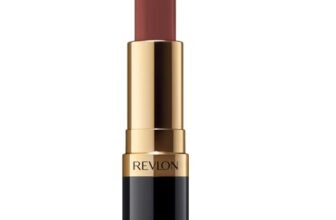 REVLON Super Lustrous Creme Lipstick, 80% Conditioning Ingredients, intance color, Waterproof, Long-Lasting, 100% Vegan Lipstick, Chocolate Velvet, 4.25 gm