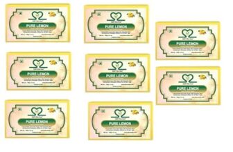 S2M Herbal Handmade Fresh & Pure Lemon Soap-VALUE PACK (8 x 125 g)