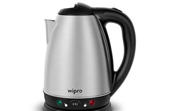 Wipro Vesta 1.8 Litre Ss Kettle With Keep Warm Function | Auto Cut Off | Dry Boil Protection & Over Heat Protection (Ss, 1500 Watt) – Silver