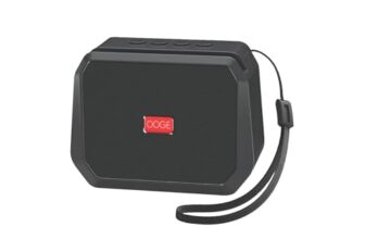 OOGE Vibebox 2000 Bluetooth Speaker | 5W Wireless Speaker with HiFi Sound | Heavy Bass | USB & Type-C Charging | Micro SD Card Slot | Bluetooth 5.3 | 10M Range | 800mAh Battery | Black