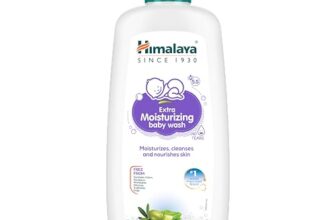 Himalaya Extra Moisturizing Baby Wash 400ml | No tears formula |with Olive Oil, Aloe Vera & Milk | Cleanses and moisturizes baby’s skin