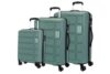 Kamiliant by American Tourister 3 Pc Harrier Edge 8W Set 56 Cm, 68 Cm & 78 Cm – Small, Medium & Large Polypropylene(PP) Hardside 8 Wheels Spinner Luggage Set/Trolley Bag Set (Slate Grey)