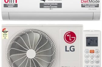 LG 1.5 Ton 3 Star DUAL Inverter Split AC (Copper, AI Convertible 6-in-1 Cooling, 2 Way Swing, HD Filter with Anti-Virus Protection, Faster Cooling & Energy Saving, TS-Q18JNXE3, White)
