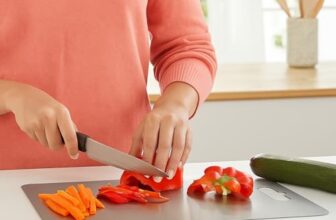 Amazon Brand – Solimo Double Sided Rectangular Shape Regular Type Chopping, Slicing, Kneading Board | Stainless Steel |Vegetables, Fruits & Cheese Cutter (XL) (35 x 24 x 0.1 cm)