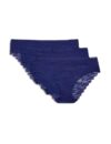 Marks & Spencer 3pk Flexifit™ Lace Brazilian Knickers