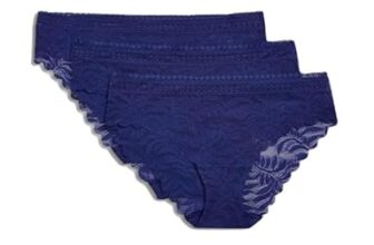 Marks & Spencer 3pk Flexifit™ Lace Brazilian Knickers