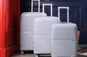 JACY LONDON Soft Body Set of 3 Luggage 8 Wheels – Hard Body Polypropylene Set of 3 Luggage Cabin & Check-in Set 8 Wheels – 30 inch