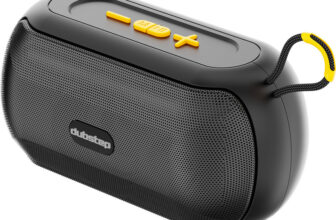 Dubstep Pop 1400 With 14W Output, 16 Hrs Playtime, 52mm Drivers, TWS Pairing Wireless 14 W Bluetooth Speaker(Black, Stereo Channel)