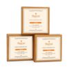Shatras Ayurvedic Handmade Palash (Kesuda) Pure Divine Bathing Soap, Moisturize and Nourish the Skin, Summer Special, Paraben-Sulphate Free, Bathing Soap for Men Women-(Pack Of-3)