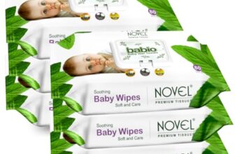 NOVEL Baby Wet Wipes/Pack With Lid (Pack of 6-80 Sheet)