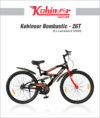 Kohinoor BOMBASTIC REAR SUSPENSION MTB 26T MTB SINGLESPEED BLACK 26 T (inch) Mountain Cycle(Single Speed, Black, Front Rigid & Rear Suspension)