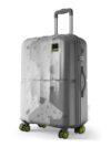 Safari Tazzo 8 Wheels 66cm Medium Size Trolley Bag, Hard Case Polycarbonate, 360º Wheeling Small Check in Luggage, Suitcase for Travel, Trolley Bags for Travel, Printed