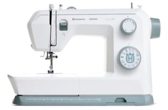 SINGER Husqvarna Viking Onyx 15 | 70-Watt Powerful Motor | 23 Built-In Stitches | 58 Stitch Applications | 7-Row Feed Dog System | Free Online Interactive Master Class Included