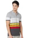 United Colors of Benetton Men’s Cotton Regular Fit Polo Shirt Medium (24P3076J4242I_ Grey)