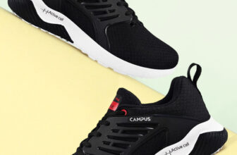 CAMPUS CRYSTA PRO Running Shoes For Men(Black , 7)