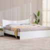 Home Centre | Helios Alton | Engineered Wood | King Beds | White | 1 Year Warranty