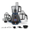 Preethi Zion MG-227 mixer grinder 750 watt Black, 4 jars – master chef food processor jar and flexi lid, Vega W5 motor with 2yr Guarantee & Lifelong Free Service, Standard