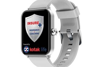 GOQii Insure+ 5 lakhs Health Insurance with Smart Vital Max (Grey) and 3 Months Personal Coaching