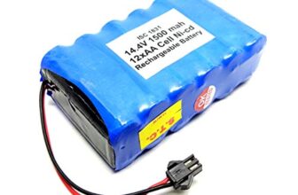 INVENTO 14.4V 1500 mAh Polymer Ni-Cd Rechargeable 12 AA Cell Battery Pack for cordless phone Toy Car DIY Project