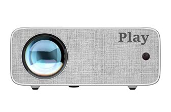 PLAY MP10A 2022 Model Android Full HD Led Advance 6000 lm Smart WiFi Bluetooth inbuilt Portable Projector (Android 9.0)