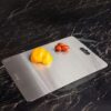 Clazkit Large Stainless Steel Chopping Cutting Board Vegetable,Fruit,Bread & Meat Durable Safe & Heavy Duty (360 x 250 x 1mm)