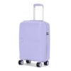 Nasher Miles Bruges Hard-Sided Polypropylene Cabin Luggage 20 inch | 55cm | 8 Wheels Small Trolley Bag for Travel | Suitcase (Pastel Purple)