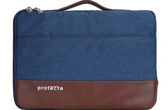 Protecta Lima 360˚ Protection Laptop Bag for Men & Women Ideal Hand Bag Laptop Sleeve for Office Made for 13 Inch MacBook Air M1 A2337/ MacBook Pro A2338 & Other Slim 13″ Laptops – (Indigo)