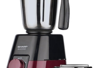 Sharp Powerful Copper Motor 1000 W Juicer Mixer Grinder(EM-G101N-M | 3 Jars | Pink, Black)