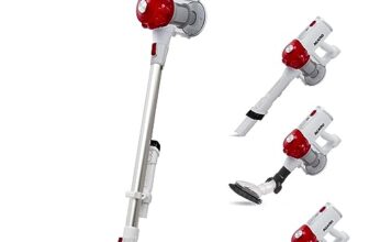 AGARO Regency Cordless Stick Vacuum Cleaner, Dry Vacuuming, 2 Suction Modes, 7 kPa Suction Power, Rechargeable Battery, Deep Clean Carpet to Hard Floor