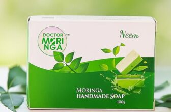 DOCTOR MORINGA Handmade Bathing Soap- 100gm Pack of 5 | Herbal Soap for Removing Dirt & Impurities no mineral oils added Suitable for All Skin Types, Flavour Neem
