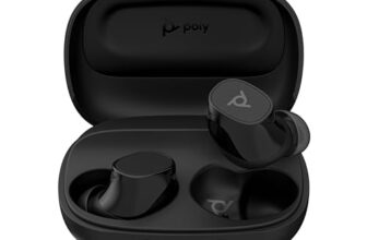 Poly – Voyager Free 20 – True Wireless Earbuds in Grey – Adaptive ANC, AI Enhanced Audio and Personalized Comfort – Works with PC/Mobile