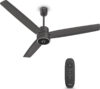 HAVELLS FAB ULED|LED Speed Indicator|Remote Controlled|Upto 65% Energy Saving with 3 Year Warranty BLDC Motor with Remote 1200 mm Ceiling Fan(5 Star | Smoke Brown | Pack of 1)