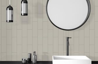 Johnson Ceramic Wall Tile – 100×302 mm – Oatmeal – Flat – Glossy Finish, Rectified, Box of 33 Tiles, Covers 10.73 sq. ft.