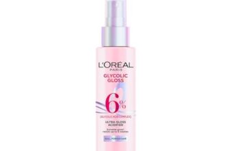 L’Oréal Paris Glycolic Gloss Shine Glazing Acidifier, Rinse off Treatment, powered by 6% Glycolic Acid, long lasting shine for up to 2 weeks, 100ml