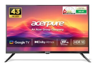 Acerpure 109 cm (43 inch) Swift Series UHD LED Smart Google TV AP43UG51ASFTD Model (Black)