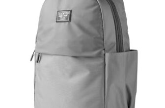 Teakwood Grey Unisex Backpack with 15 inch Laptop Compartment & Water Resistance