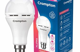 Crompton Emergency 12 W LED Bulb Base B22 Cool Day Light (Pack of 1)