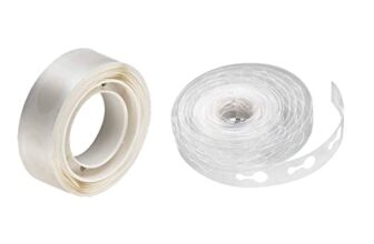 Just Party Adhesive Glue Dot & 5 meter Arch Strip combo for Wedding/Anniversary/Birthday Decoration – 1 Roll Each