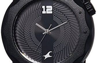 Fastrack Quartz Analog Black Dial Black Silicone Strap Unisex Watch – NT38022PP03