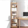 MATTERHORN 7 Tier Bookshelf Free Standing, Display Floor Standing Shelf for Books, Organizer, for Bedroom Home Office Living Room (DIY, 180 x 33 x 24cm, MOBS-91104Vary) (Caramel Beige)