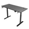 Homeland Gaming Table-Y100, Electric Height Adjustable Engineered Wood Table Desk, Computer Office Gaming Table, Multipurpose Sit-Stand Desk, Digital Display with Memory Preset Option (Black)