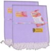 Nic Bhagalpuri Handloom Pure Organic Lemon Soft Silk Andi Dull Chadar for Sleeping/Odhne Wali Chadar/All Season Blanket for Ac Rooms_Pack of 2