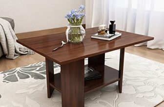 Home Centre | Helios Kohi | Engineered Wood | Center Table | Coffee Table | Brown | 1 Year Warranty