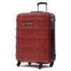 uppercase Cargo 74cm(Large) Check-in Trolley Bag Dual-Tone Spinner Hardsided Luggage Secure Combination Lock Scratch-Proof Surface Mesh ConviPack Suitcase for Men & Women 2000 Days Warranty(Red)