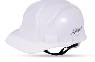 Aktion AK H01_WHT Safety Helmets Nape Type, Color: White, Pack of 25, IS 2925:1984