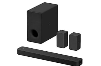 Sony HT-S2000 5.1ch Dolby Atmos Compact Soundbar Home Theatre System with SA-SW3 Wireless Subwoofer and SA-RS3S Rear Speaker(Dolby Atmos/DTSX, Bluetooth Connectivity, HDMI, Optical,HEC App Control)