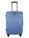 Wildcraft 100% Polyster Saiph Luggage Bag/Trolley Bag/Suitcase for Mens & Womens | Unisex Luggage Bag with Wheels | Trolley Bag (Blue,M+L)